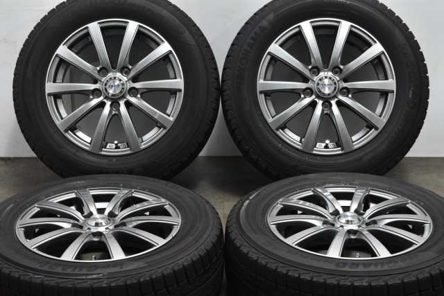 中古 スタッドレス タイヤ ホイール 4本セット 15インチ 6J +53 PCD 114.3195/65R15 91Q ジャパン山陽 製ホイール【 ヨコハマ 製 スタッ