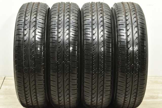 中古タイヤホイール 4本セット 14インチ 4.5J +40 PCD 100 155/65R14 75S ホンダ N-BOX カスタム 純正【 ヨコハマ 製 タイヤ付き】