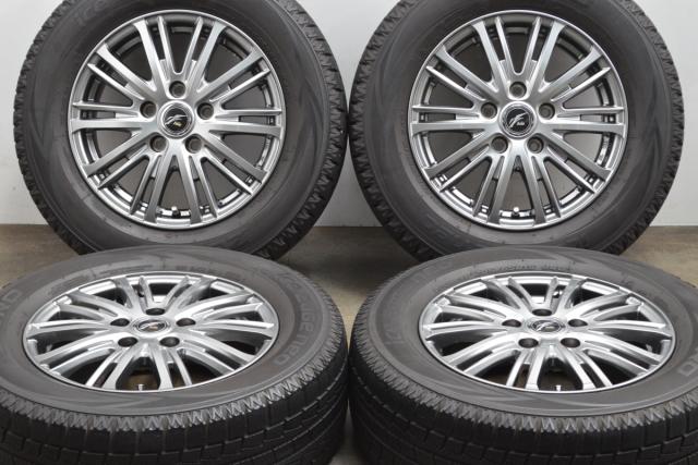 中古品 アルミホイール付きスタッドレスタイヤ 15インチ 4本セット 165/55R15 ライツレー BL 中古 スタッドレス タイヤ ホイール 4本セット 15インチ 6.0J×15 53