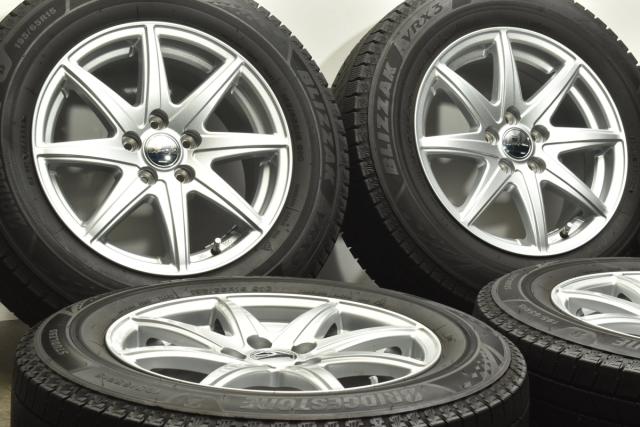 バリ溝 美品 22年製 ブリヂストン スタッドレスタイヤ 195/65R15