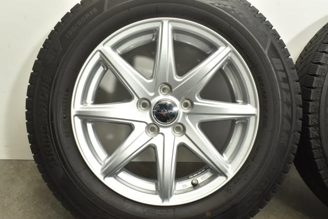 中古 スタッドレス タイヤ ホイール 4本セット 15インチ 6.5J×15 中古 スタッドレス タイヤ ホイール 4本セット 15インチ 6.5J×15