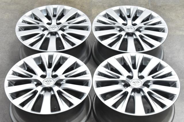 トヨタ純正 18インチ 7.5J +45 PCD 114.3 5穴 アルミホイール 4本セット