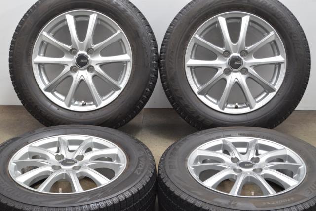 中古スタッドレス185/60R16ブリザック4本セット24年 ノート、デミオ