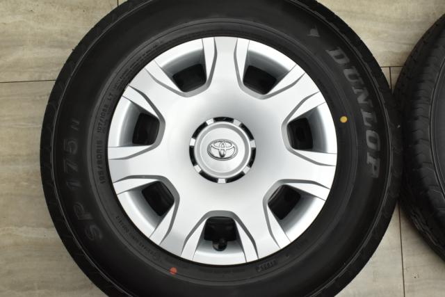 7型 ハイエース 純正タイヤホイール 4本セット195/80R15 新車外し