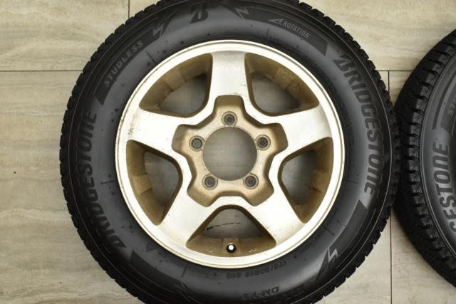 ジムニーJB64 16インチ　ホイール付スタッドレス４本ブリヂストン未使用送料込 ブリザック スタッドレス 販売開始 ジムニー JB64 JB23 JA11 新品 16