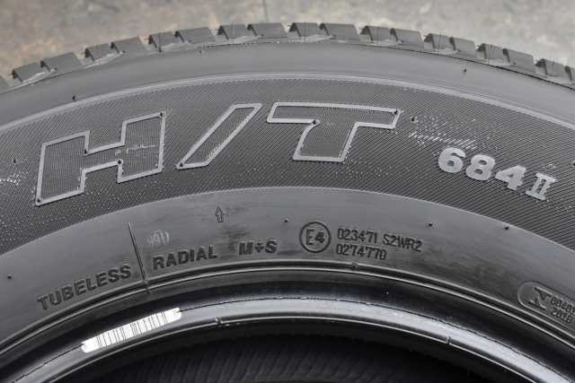 タイヤ 4本セット 195/80R15 96S サマータイヤのみ 【 ブリヂストン 製 デューラー H/T 684II】 カー用品