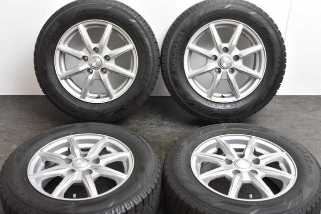 中古 スタッドレス タイヤ ホイール 4本セット 15インチ 6J +43 PCD