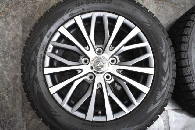 中古 スタッドレス タイヤ ホイール 4本セット 20インチ 8.5J +58 PCD 150285/50R20 112Q レクサス純正 ホイール【  ヨコハマ 製 スタッド