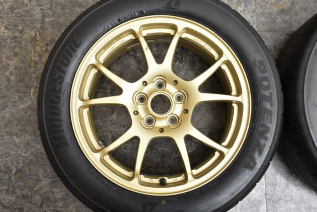 中古タイヤホイール 4本セット 16インチ 7J +48 PCD 100 205/55R16 91V TWS 製ホイール【 ブリヂストン 製  タイヤ付き】