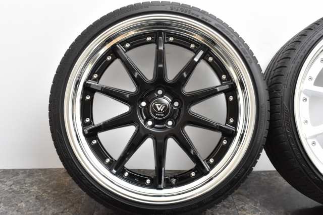 中古タイヤホイール 4本セット 19インチ 8J +40 PCD 100 215/35ZR19 