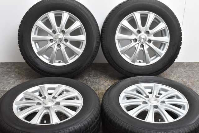 中古 スタッドレス タイヤ ホイール 4本セット 15インチ 6J +53 PCD 114.3195/65R15 91Q トピー 製ホイール【 トーヨー 製 スタッドレス