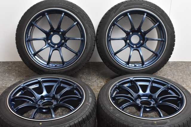 中古 スタッドレス タイヤ ホイール 4本セット 18インチ 8.5J 9.5J +35 