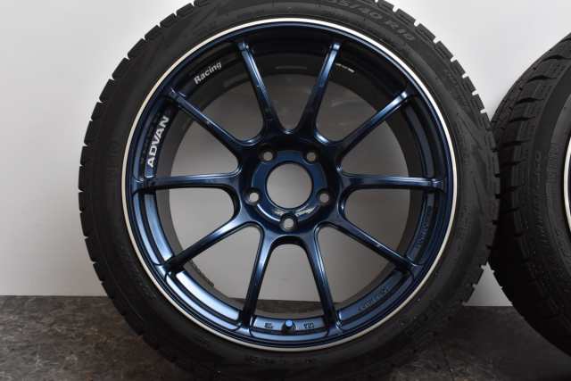 中古 スタッドレス タイヤ ホイール 4本セット 18インチ 8.5J 9.5J +35 