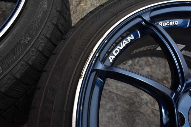 中古 スタッドレス タイヤ ホイール 4本セット 18インチ 8.5J 9.5J +35 PCD 120225/45R18 91Q 255/40R18  99Q ヨコハマ 製ホイール【 ケン