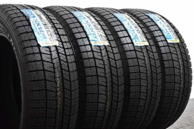 中古 スタッドレス タイヤ 4本セット 225/60R17 99Q スタッドレスタイヤのみ 【 ダンロップ 製 ウインターマックス WM03】