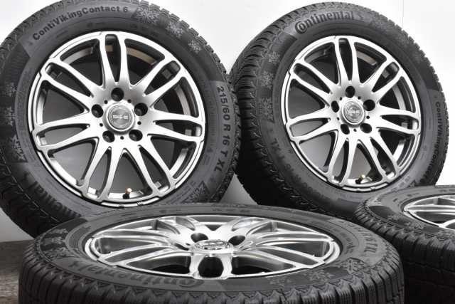 中古 スタッドレス タイヤ ホイール 4本セット 16インチ 6.5J +48 PCD 114.3215/60R16 99T ブランドル 製ホイール【  コンチネンタル 製 の通販はau PAY マーケット - パーツ販売ナンバーワン au PAY マーケット店 | au PAY マーケット－通販サイト