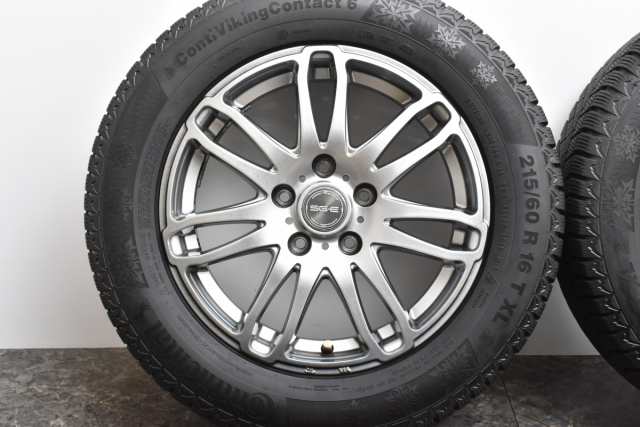 中古 スタッドレス タイヤ ホイール 4本セット 16インチ 6.5J +48 PCD 114.3215/60R16 99T ブランドル 製ホイール【  コンチネンタル 製 の通販はau PAY マーケット - パーツ販売ナンバーワン au PAY マーケット店 | au PAY マーケット－通販サイト