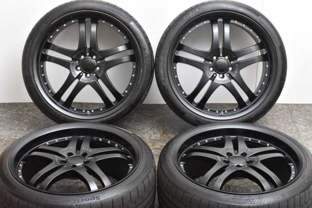 中古タイヤホイール 4本セット 22インチ 10J +60 PCD 112 265/35ZR22 102Y 295/30ZR22 103Y カールソン  製ホイール【 コンチネンタル 製 タイヤ付き】の通販はau PAY マーケット - パーツ販売ナンバーワン au PAY マーケット店 | au  PAY マーケット－通販サイト