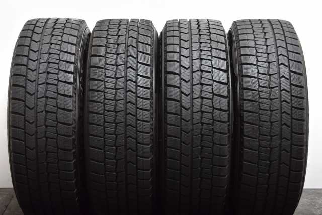 中古 スタッドレス タイヤ ホイール 4本セット 16インチ 7J +40 PCD 112205/60R16 92Q TAS 製ホイール【 ダンロップ 製 スタッドレスタイ