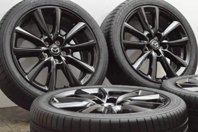 中古タイヤホイール 4本セット 18インチ 7J +45 PCD 114.3 215/45R18