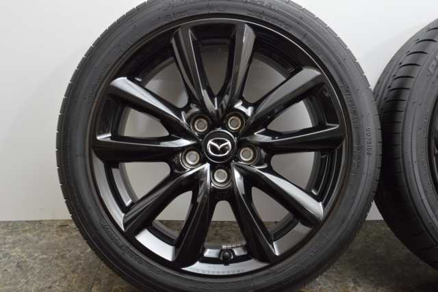 中古タイヤホイール 4本セット 18インチ 7J +45 PCD 114.3 215/45R18 ...