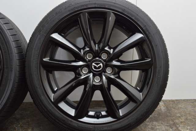 中古タイヤホイール 4本セット 18インチ 7J +45 PCD 114.3 215/45R18 