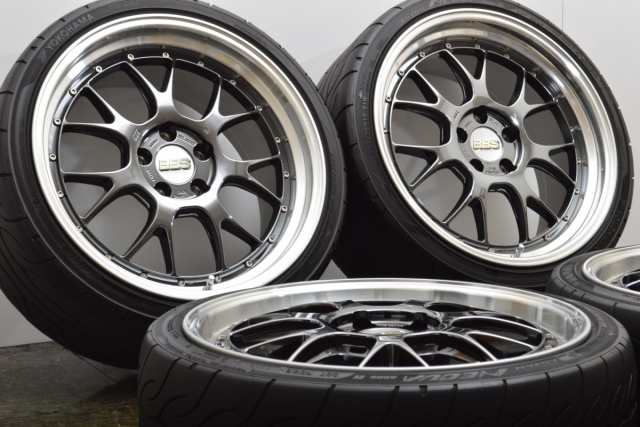 中古タイヤホイール 4本セット 19インチ 8.5J +43 9.5J +45 PCD 114.3 225/35R19 88W 255/30R19  91W BBS 製ホイール【 ヨコハマ 製 タイ