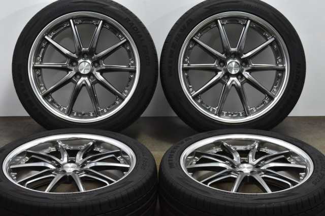 中古タイヤホイール 4本セット 20インチ 8J +43 PCD 114.3 245/45R20 103Y WORK 製ホイール【 ミネルバ ラジアル  製 タイヤ付き】の通販はau PAY マーケット - パーツ販売ナンバーワン au PAY マーケット店 | au PAY マーケット－通販サイト