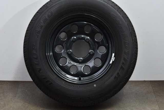 中古タイヤホイール 1本セット 15インチ 5.5J +5 PCD 139.7 195/80R15 ...