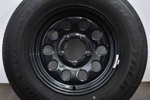 中古タイヤホイール 1本セット 15インチ 5.5J +5 PCD 139.7 195