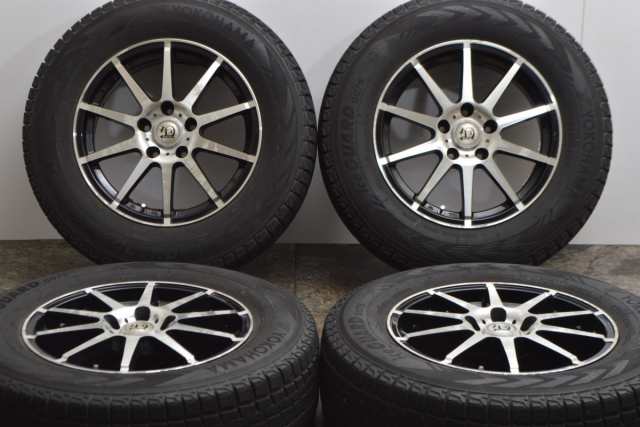 中古 スタッドレス タイヤ ホイール 4本セット 16インチ 6.5J +35 PCD 114.3215/70R16 100Q テクノピア 製ホイール【 ヨコハマ 製 スタッ