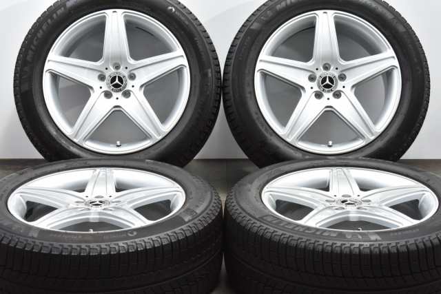 中古 スタッドレス タイヤ ホイール 4本セット 19インチ 8.5J +56 PCD 112255/50R16 107H TAS 製ホイール【 ミシュラン 製 スタッドレス