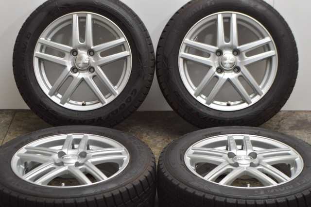 中古 スタッドレス タイヤ ホイール 4本セット 15インチ 5.5J +42 PCD 100175/65R15 84Q ウェッズ 製ホイール【 グッドイヤー 製 スタッの通販は