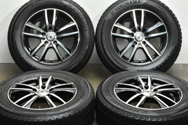 中古 スタッドレス タイヤ ホイール 4本セット 16インチ 6.5J +48 PCD 114.3215/65R16 98Q BROOK 製ホイール【 ヨコハマ 製 スタッドレス