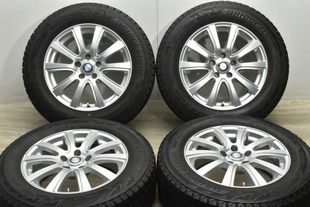 中古 スタッドレス タイヤ ホイール 4本セット 17インチ 7J +38 PCD 114.3225/65R17 102Q Weds 製ホイール【 ブリヂストン 製 スタッドレ