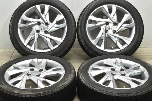 中古 スタッドレス タイヤ ホイール 4本セット 16インチ 6J +53 PCD 100185/55R16 83Q ホンダ 純正 ホイール【 ブリヂストン 製 スタッド