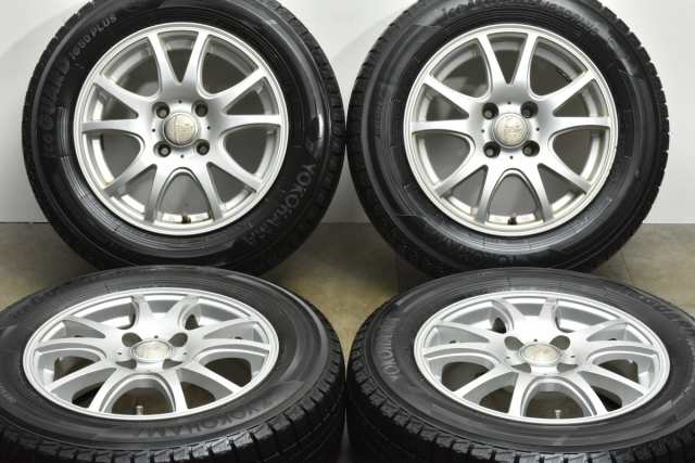 中古 スタッドレス タイヤ ホイール 4本セット 14インチ 5.5J +38 PCD 114.3175/70R14 84Q WEDS 製ホイール【 ヨコハマ 製 スタッドレス