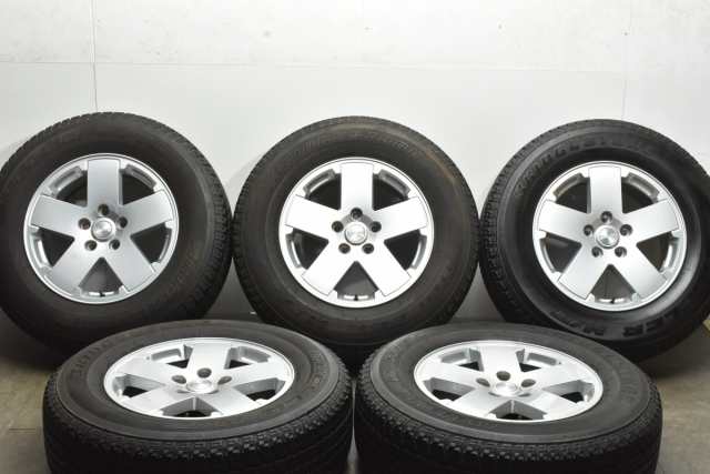 中古タイヤホイール 5本セット 18インチ 7.5J +44.45 PCD 127 255/70R18 113S JEEP ジープ JK ラングラー  アンリミテッドスポーツ 純正｜au PAY マーケット