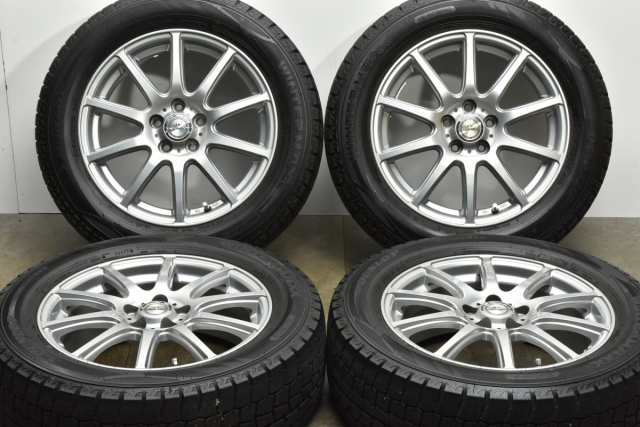 中古 スタッドレス タイヤ ホイール 4本セット 16インチ 6J +42 PCD 100205/55R16 91Q ダンロップ 製ホイール【 ダンロップ 製 スタッド