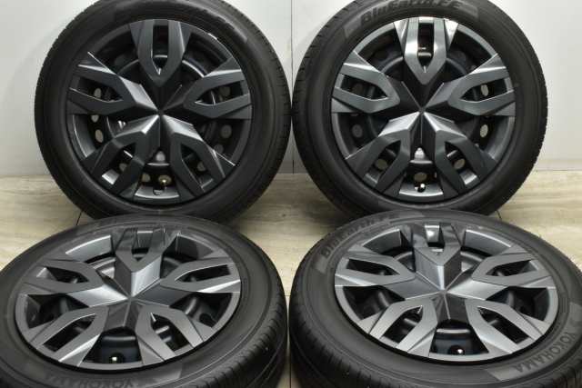 中古タイヤホイール 4本セット 17インチ 6.5J +40 PCD 114.3 195/60R17 90H トヨタ 純正 ホイール【 ヨコハマ 製 タイヤ付き】