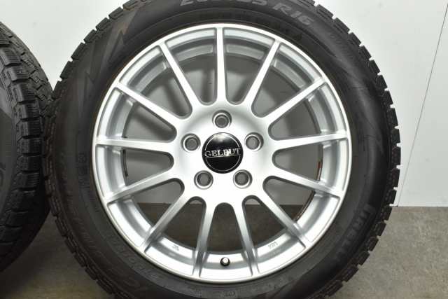 中古 スタッドレス タイヤ ホイール 4本セット 16インチ 6.5J +46 PCD 112205/55R16 91Q イエローハット 製ホイール【  ピレリ 製 スタッドレスタイヤ付き】の通販はau PAY マーケット - パーツ販売ナンバーワン au PAY マーケット店 | au PAY  マーケット－通販サイト