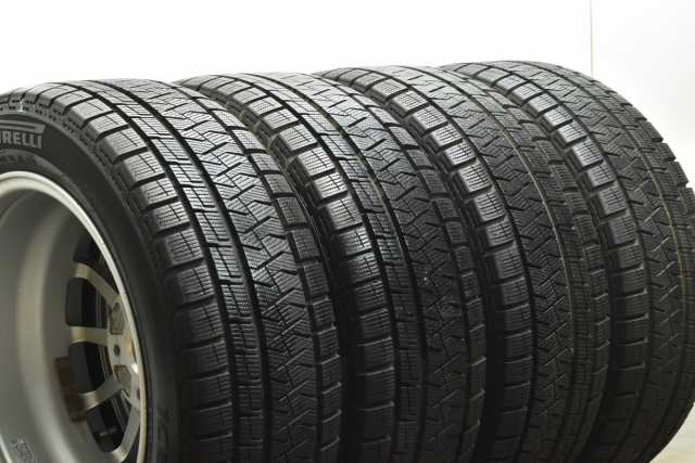 中古 スタッドレス タイヤ ホイール 4本セット 16インチ 6.5J +46 PCD 112205/55R16 91Q イエローハット 製ホイール【  ピレリ 製 スタッドレスタイヤ付き】の通販はau PAY マーケット - パーツ販売ナンバーワン au PAY マーケット店 | au PAY  マーケット－通販サイト