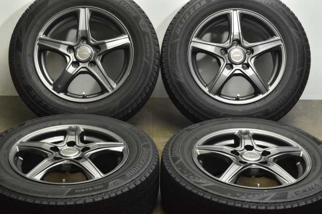 中古 スタッドレス タイヤ ホイール 4本セット 15インチ 6J +45 PCD 114.3195/65R15 91Q ブリヂストン 製ホイール【  ブリヂストン 製 スタッドレスタイヤ付き】の通販はau PAY マーケット - パーツ販売ナンバーワン au PAY マーケット店 | au PAY  マーケット－通販サイト