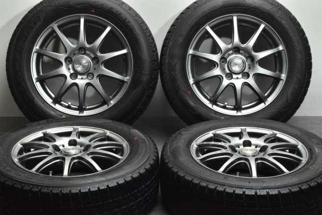 中古 スタッドレス タイヤ ホイール 4本セット 15インチ 6J +53 PCD 114.3195/65R15 91Q バドックス 製ホイール【 グッドイヤー 製 スタ