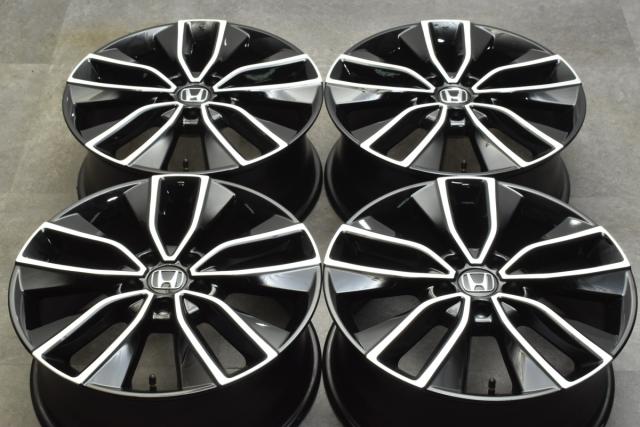 中古ホイール 4本セット 18インチ 7.5J +55 PCD 114.3 ホンダ 純正 ホイールの通販は