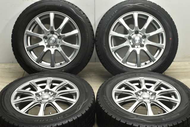 中古 スタッドレス タイヤ ホイール 4本セット 16インチ 6.5J +53 PCD 114.3205/60R16 92Q YFC 製ホイール【 ダンロップ 製 スタッドレス