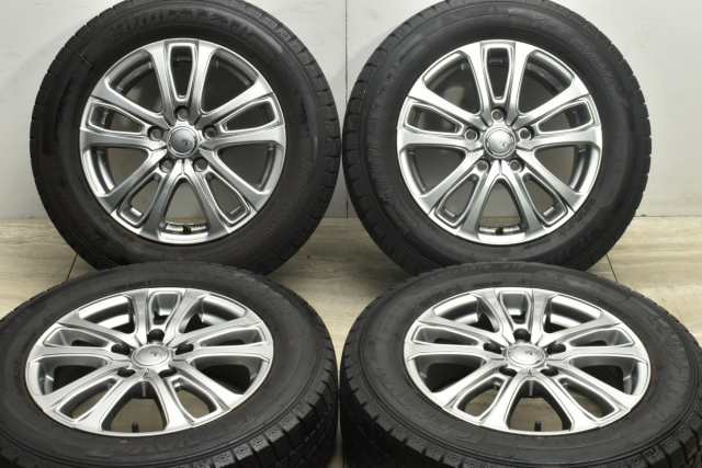 中古 スタッドレス タイヤ ホイール 4本セット 15インチ 6J +53 PCD 114.3195/65R15 91Q トピー 製ホイール【 グッドイヤー 製 スタッド