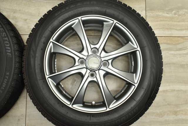 中古 スタッドレス タイヤ ホイール 4本セット 15インチ 5.5J +45 PCD 100175/65R15