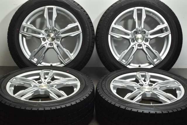 中古 スタッドレス タイヤ ホイール 4本セット 18インチ 7.5J +50 PCD 112235/50R18 97Q レアマイスター 製ホイール【 ダンロップ 製 ス