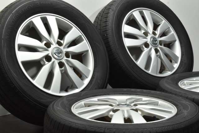 中古タイヤホイール 4本セット 15インチ 5.5J +45 PCD 114.3 195/65R15 91H ニッサン 純正 ホイール【 トーヨー 製  タイヤ付き】 - サマータイヤ・ホイールセット